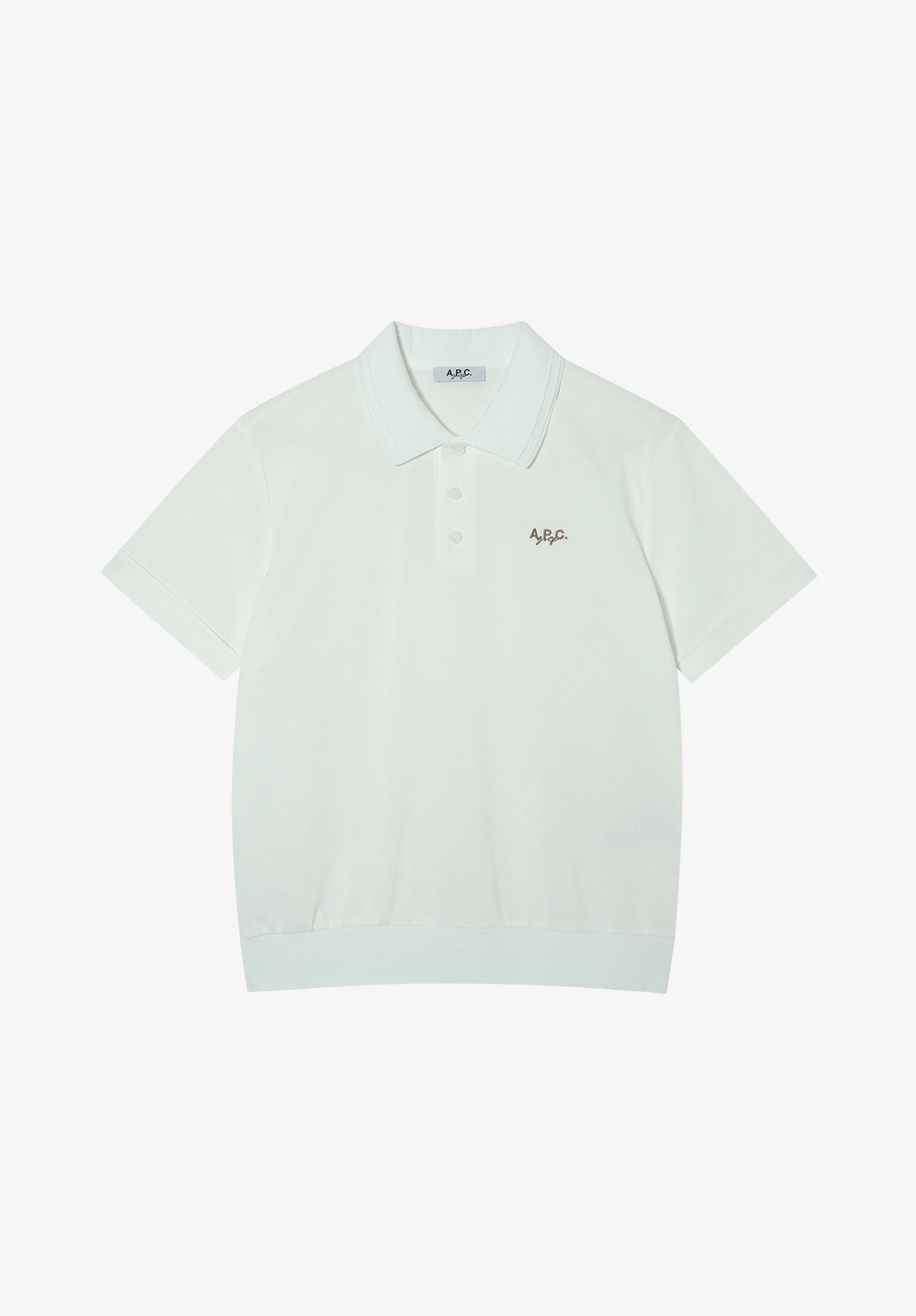 A.P.C. Golf logo polo shirt