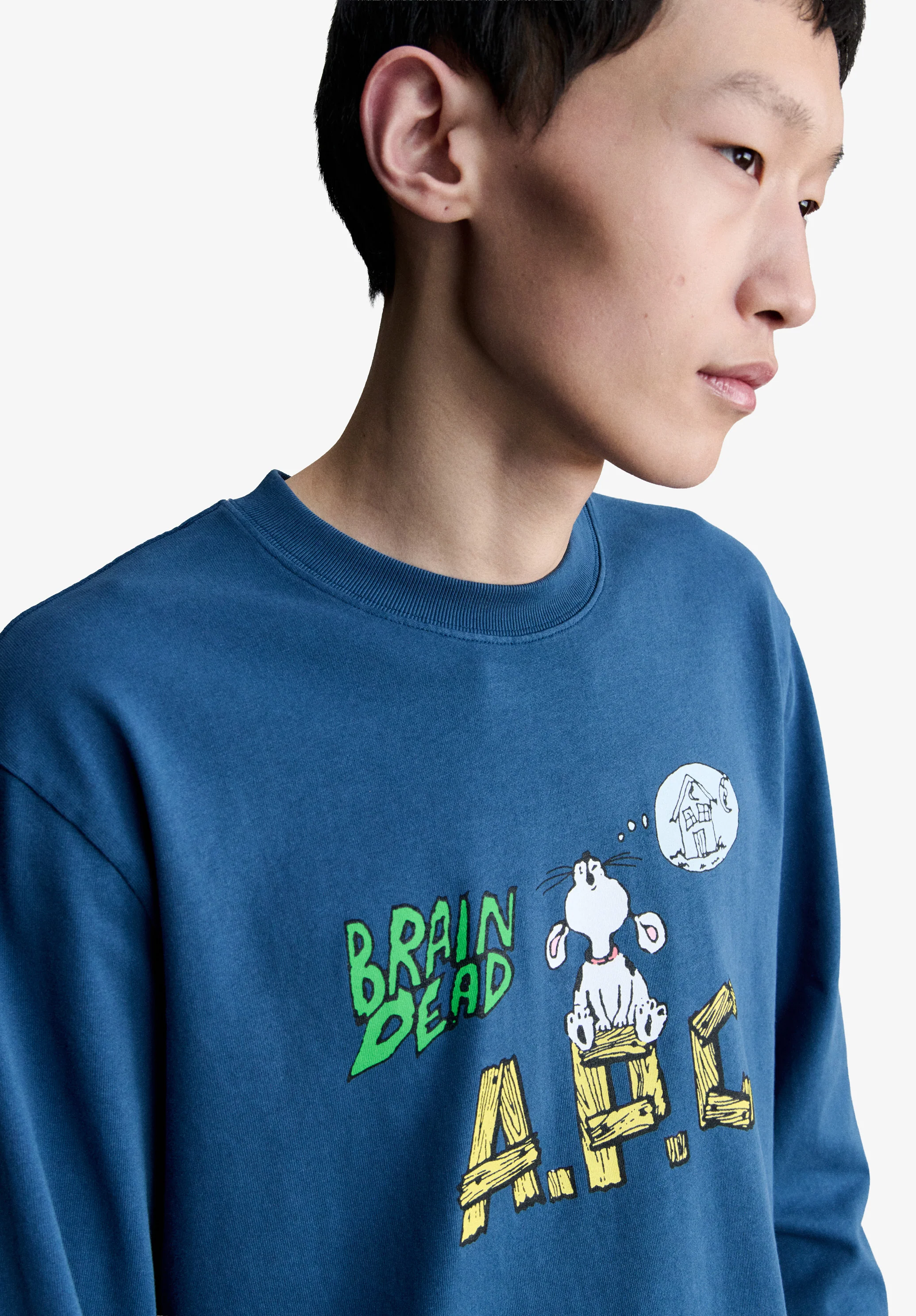 A.P.C. x Brain Dead Homesick long-sleeve T-shirt - Image 3
