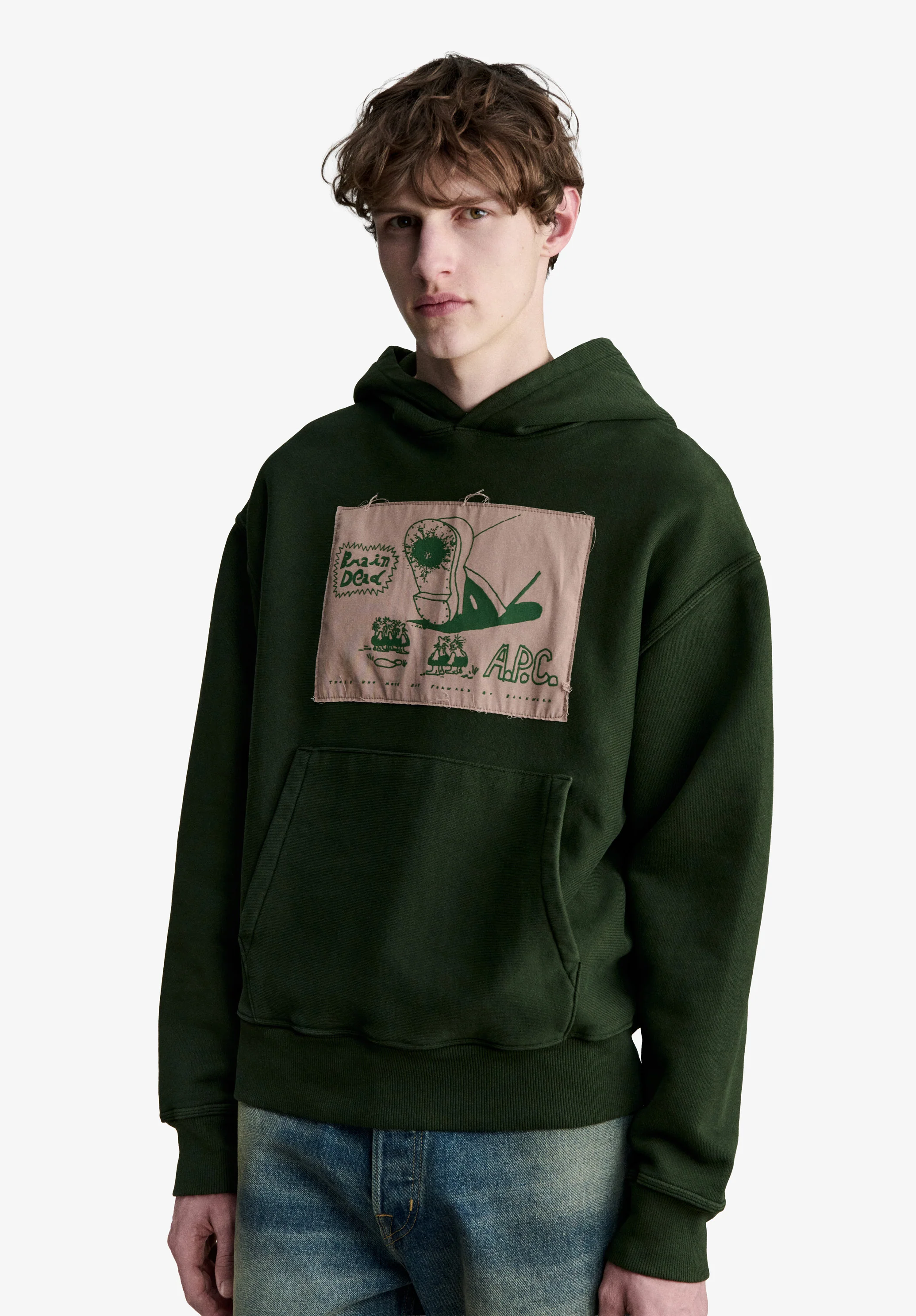 A.P.C. x Brain Dead Stomp hoodie - Image 3