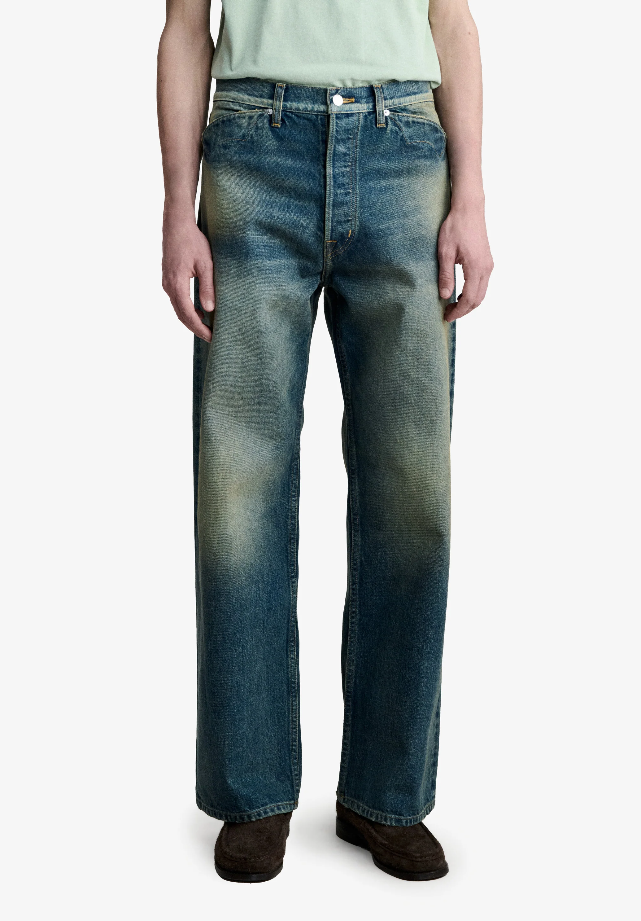 A.P.C. x Brain Dead Type 00 selvedge denim pants - Image 3
