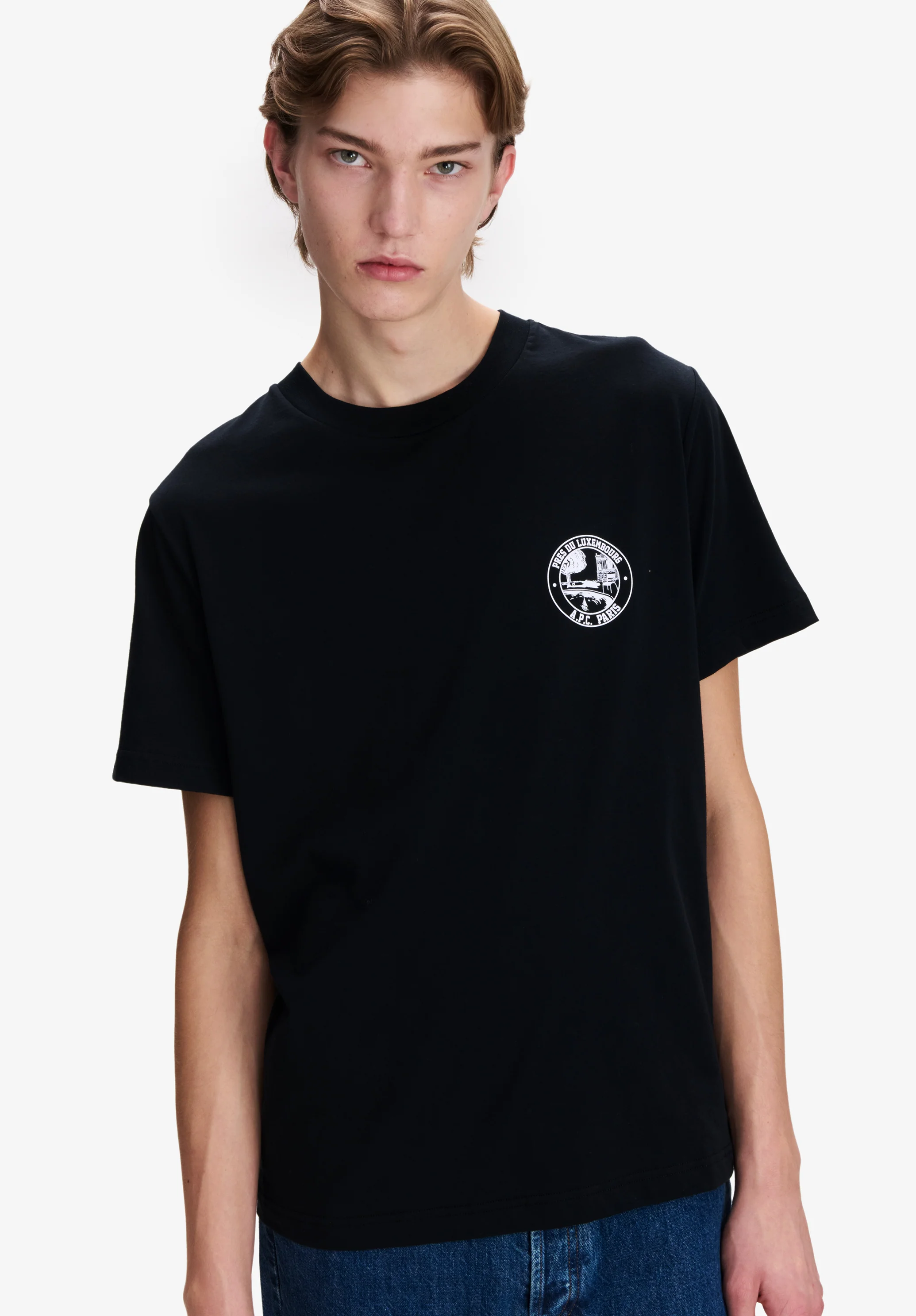 Black t-shirt with garden logo - Image 4