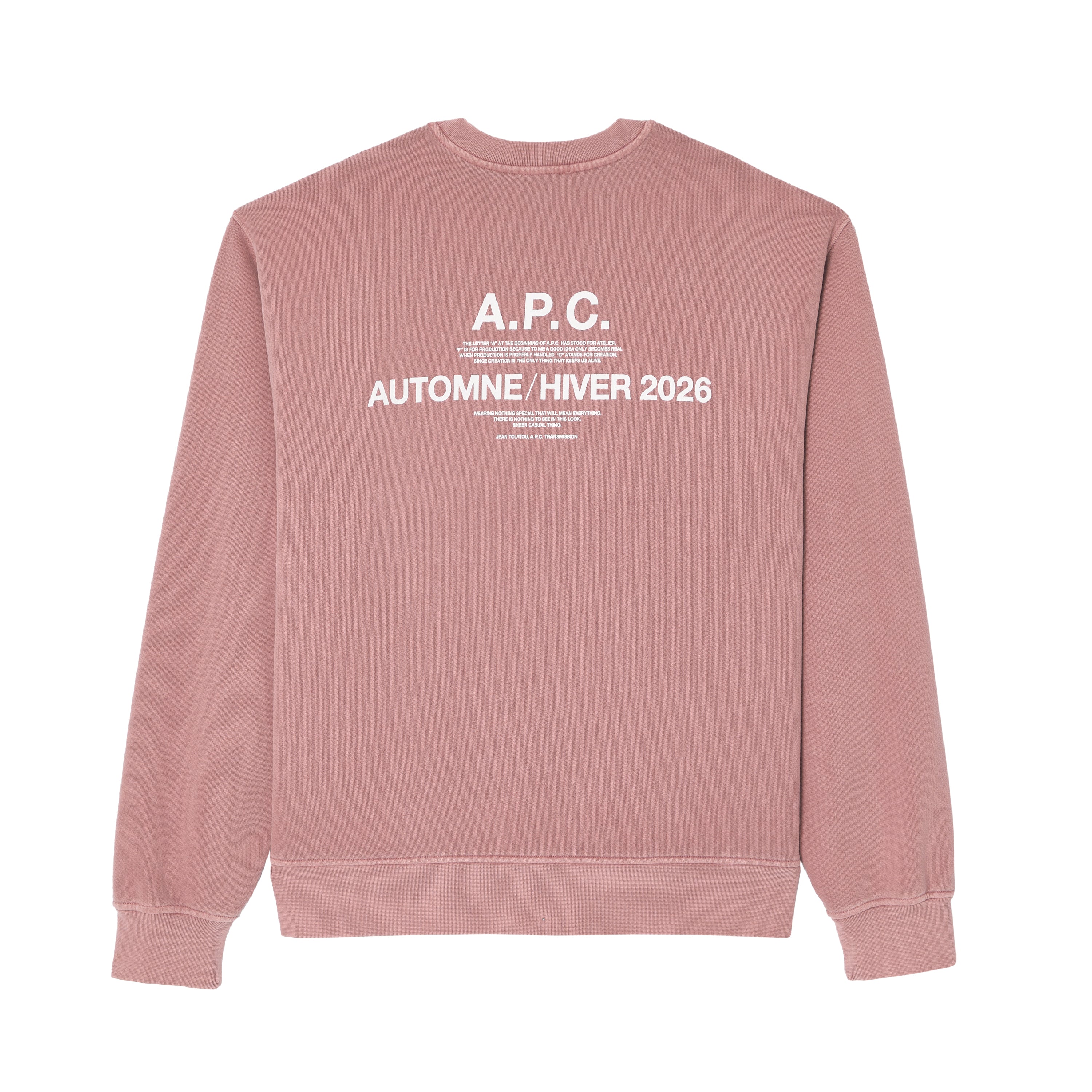 Boxy A.P.C. Autumn 28 sweatshirt - Image 3