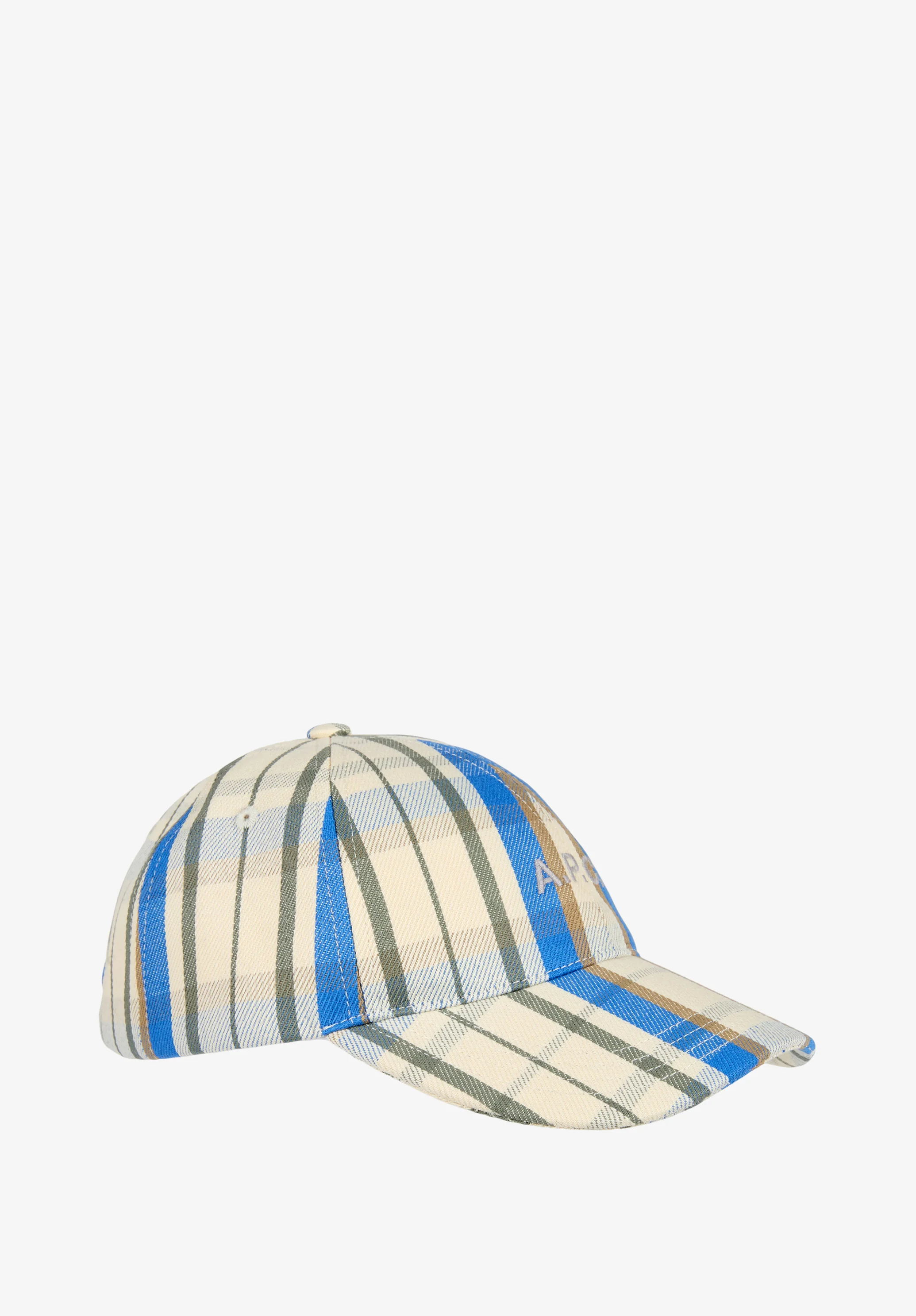 Checked cap