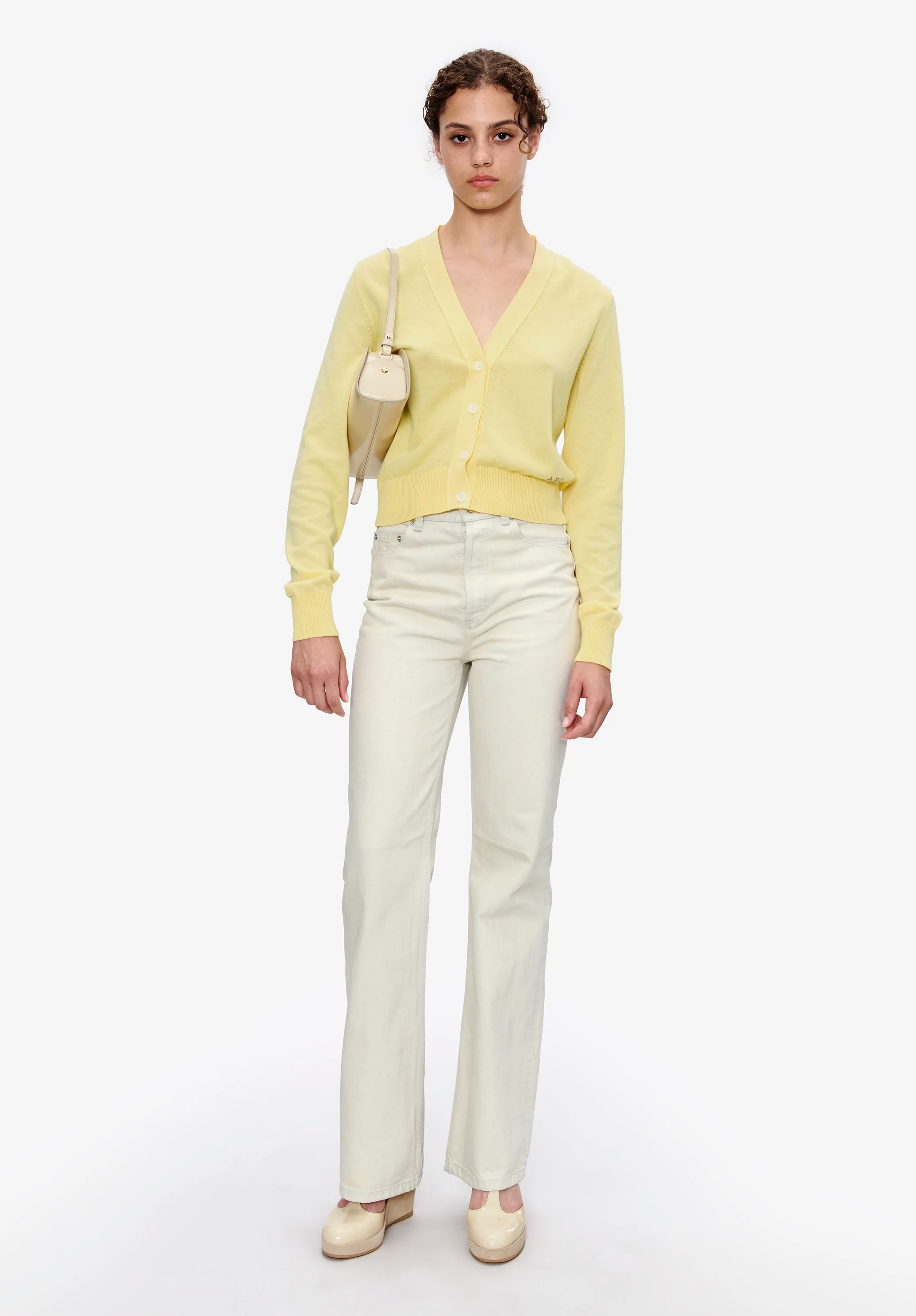 Deep V-neck cardigan - Image 2
