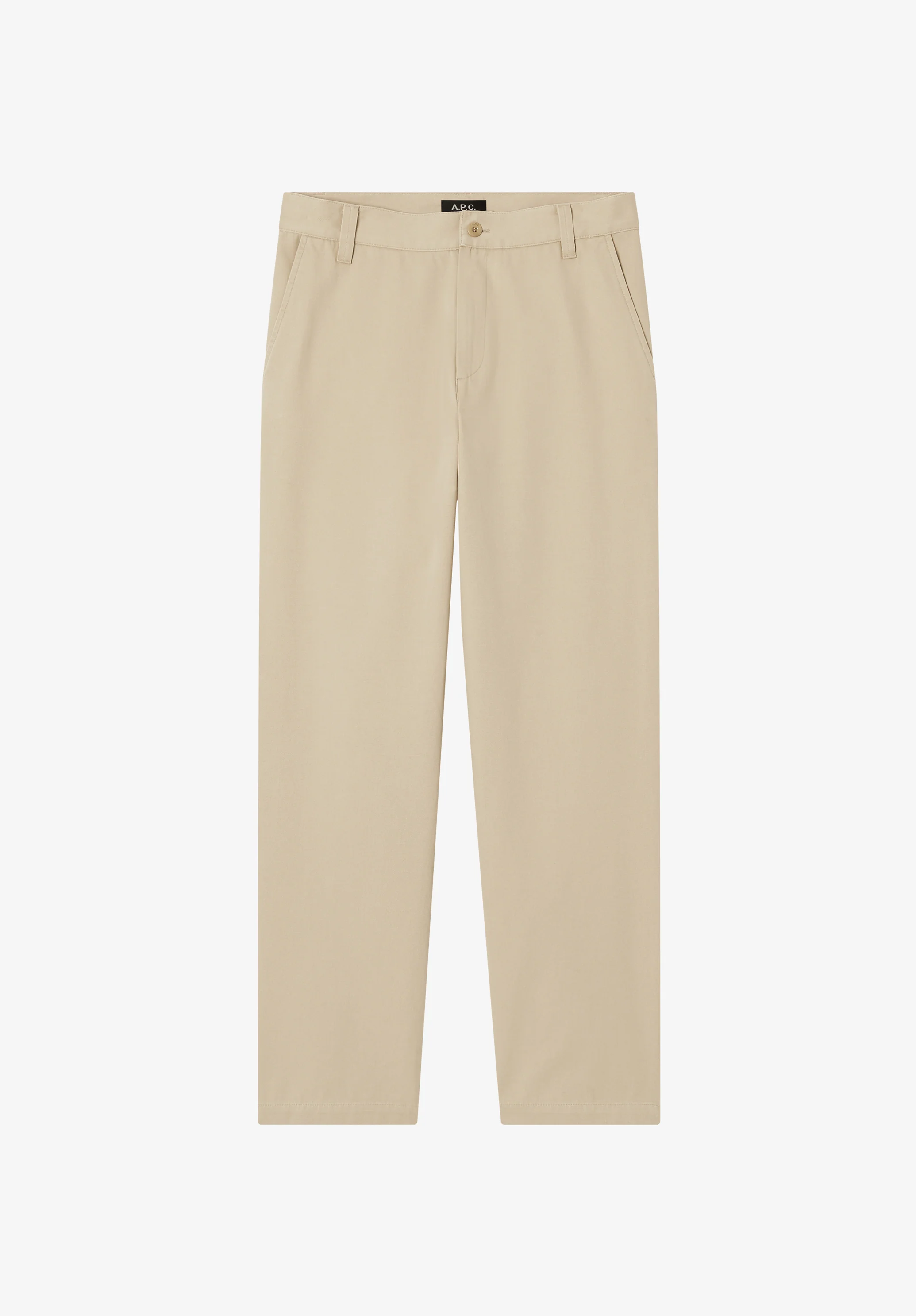 Fitted straight-leg gabardine chinos - Image 6