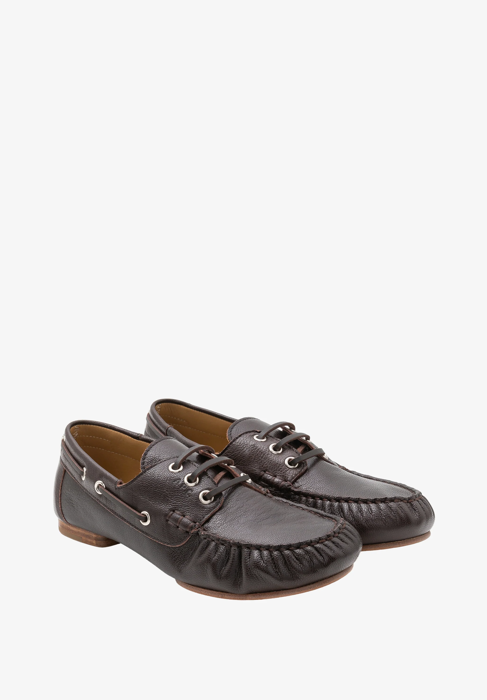 Leather boat shoes - Image 2