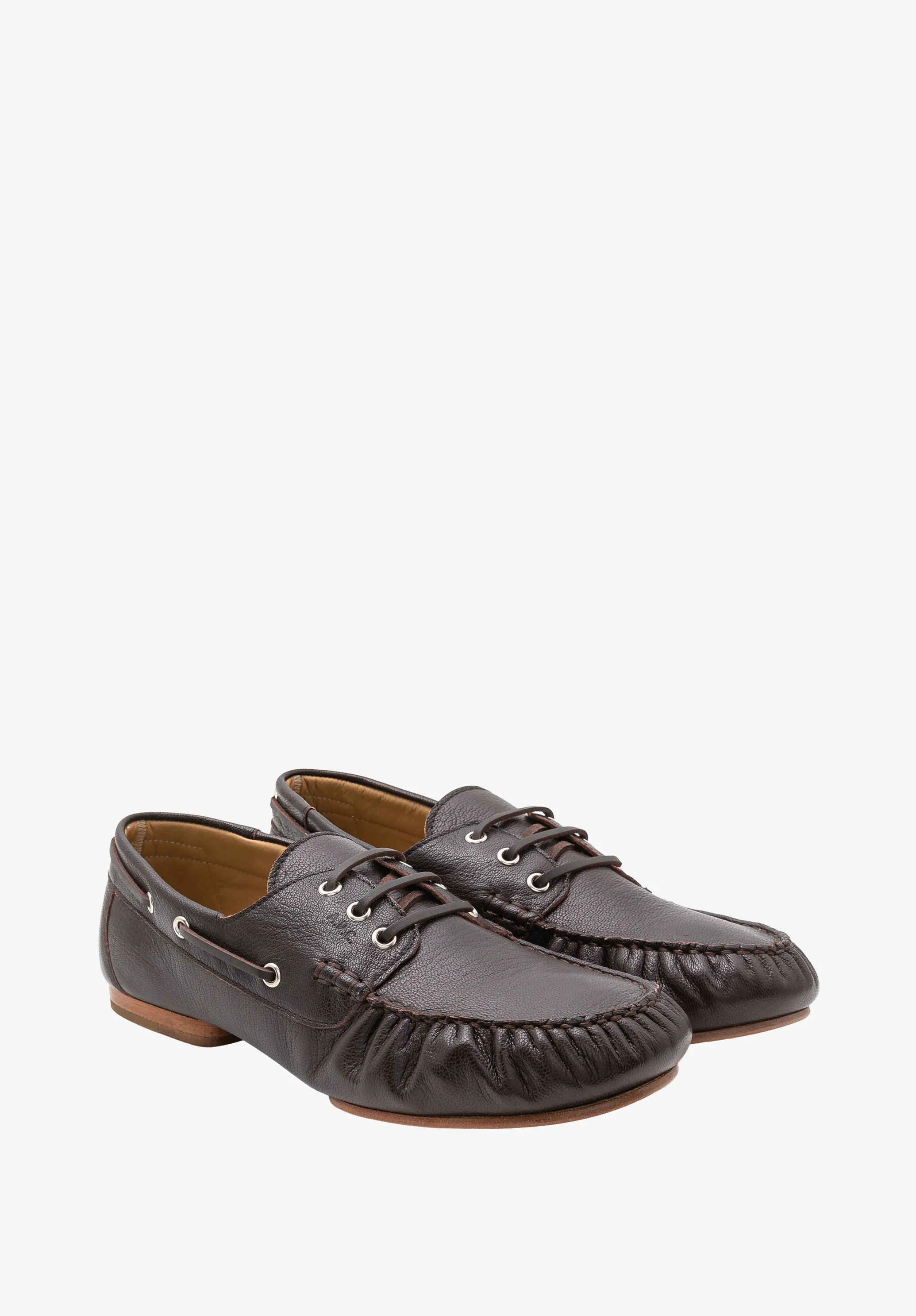Leather boat shoes - Image 2