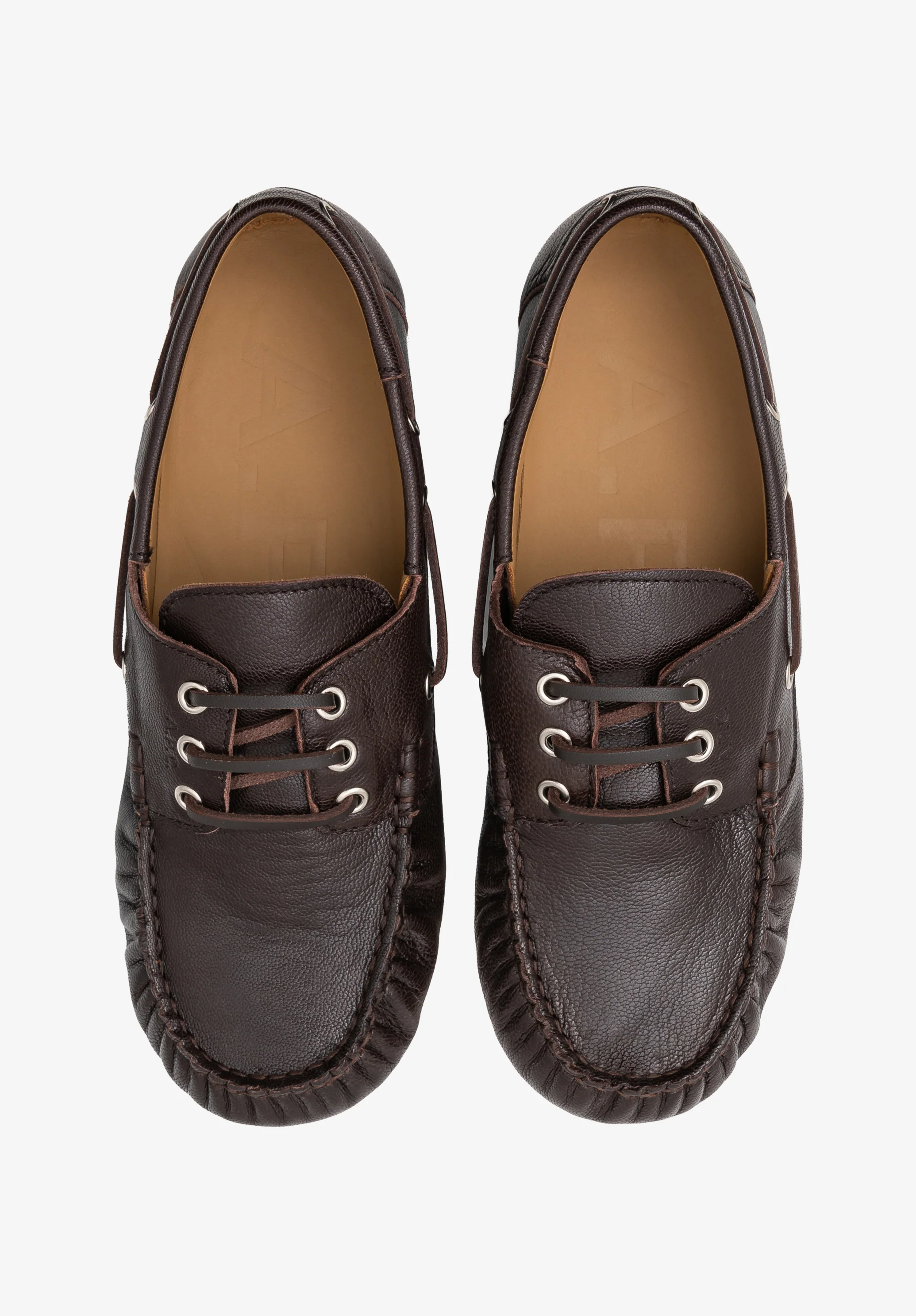 Leather boat shoes - Image 3