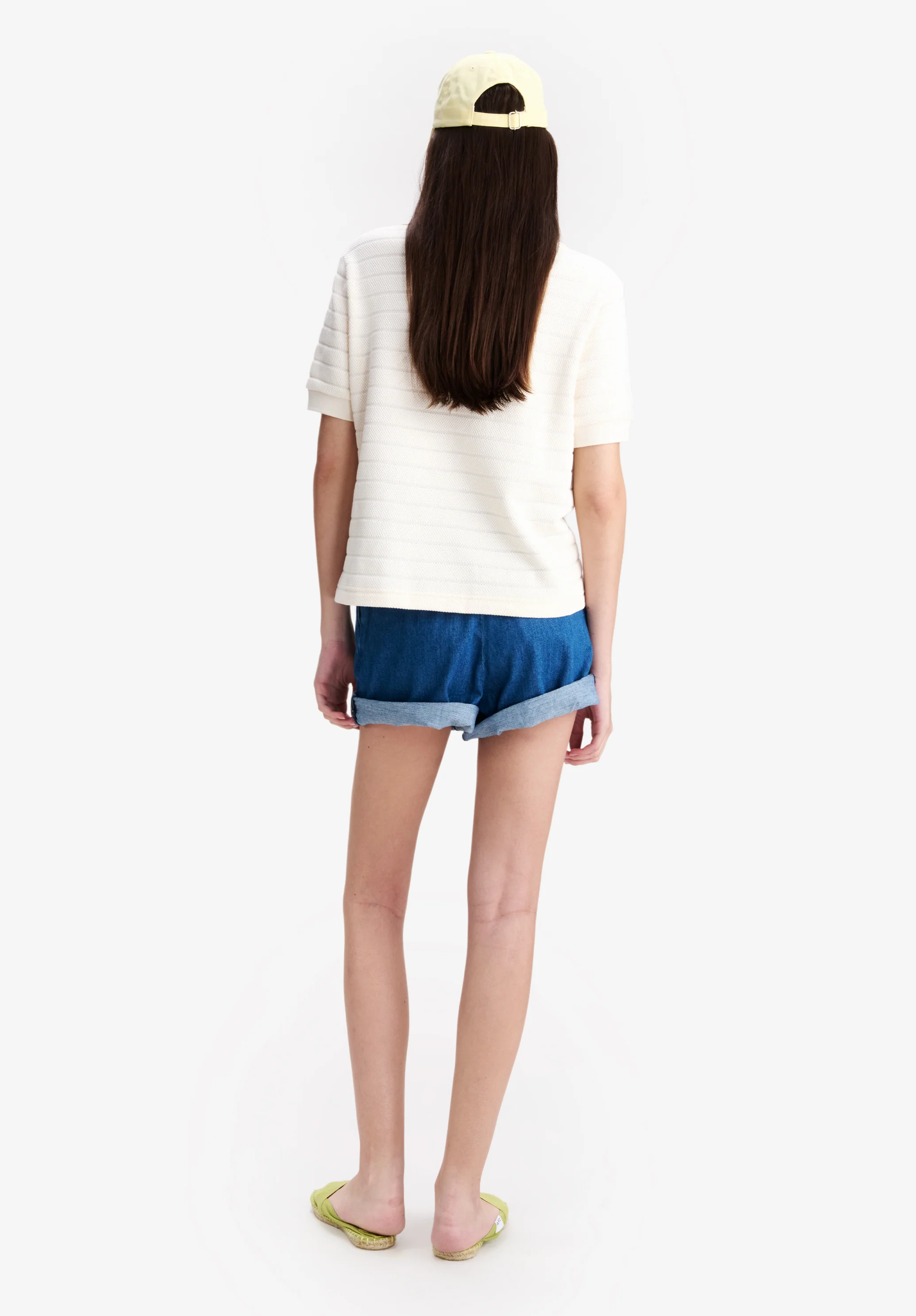 Livia Cropped Polo Shirt - Image 3
