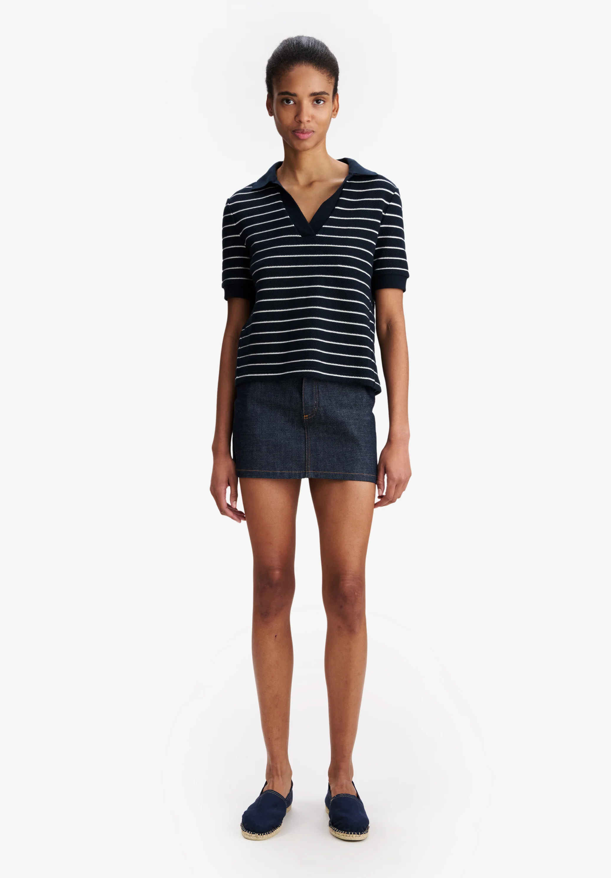 Livia Cropped Polo Shirt - Image 2