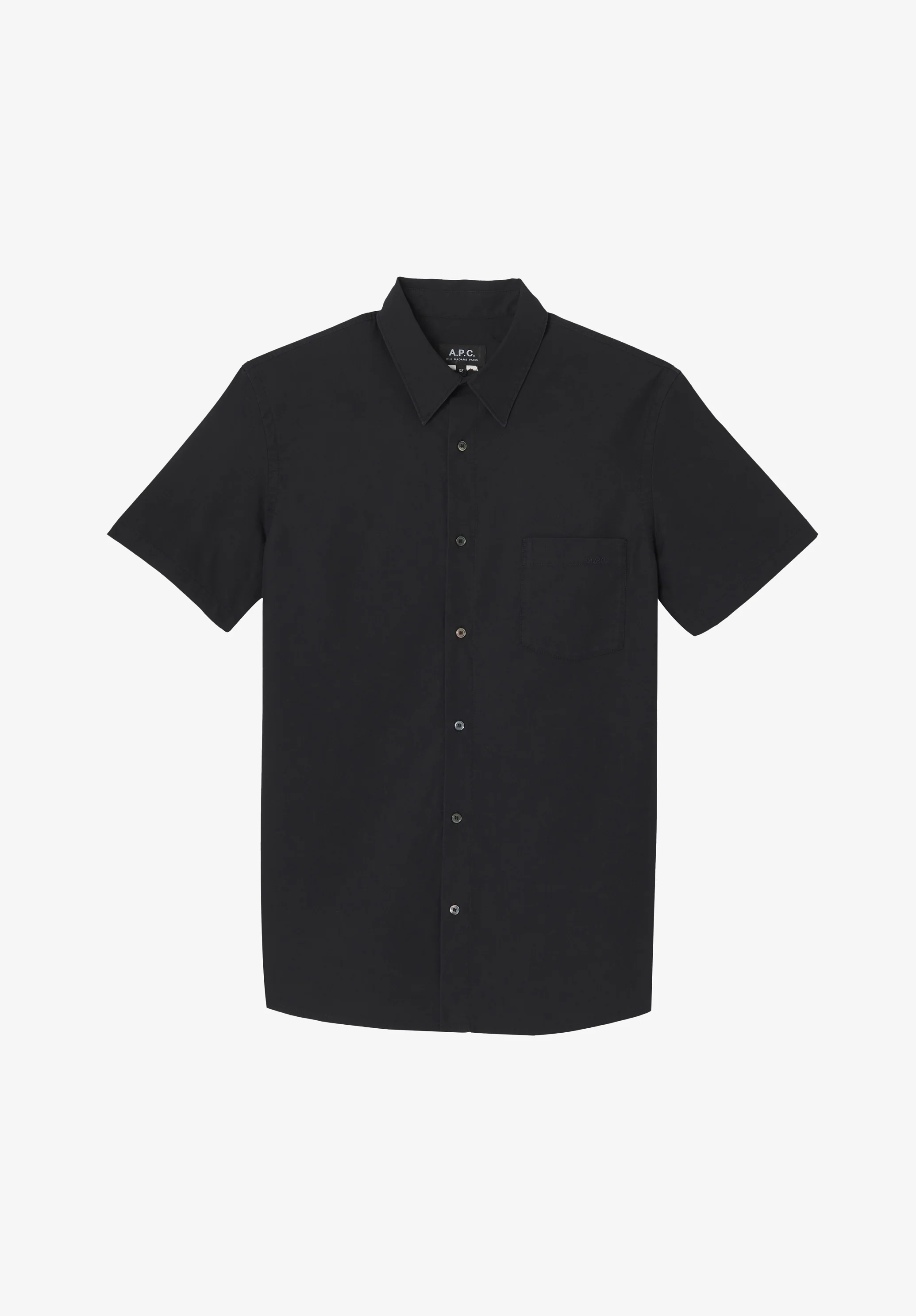 Poplin short-sleeve shirt
