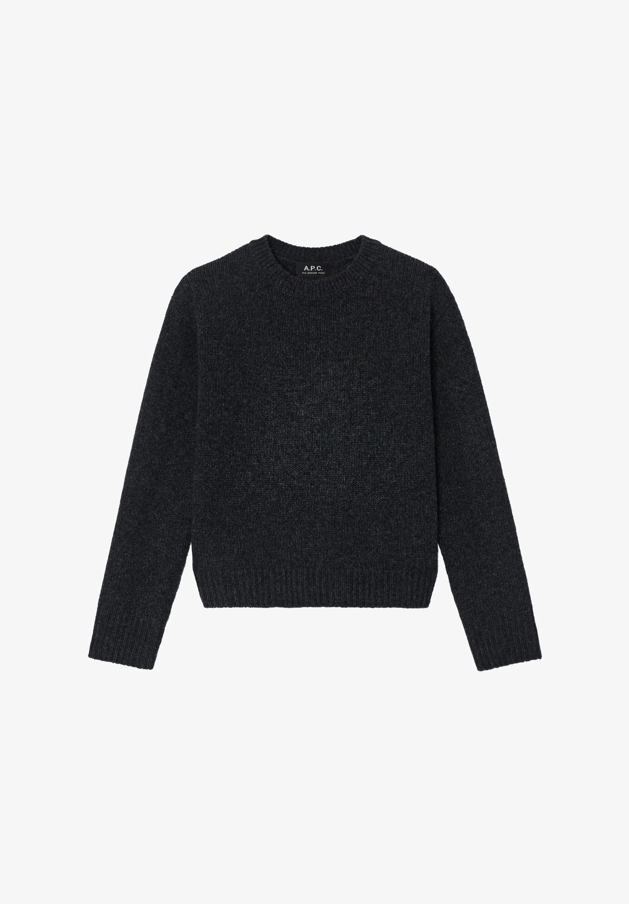 Short crew neck jumper