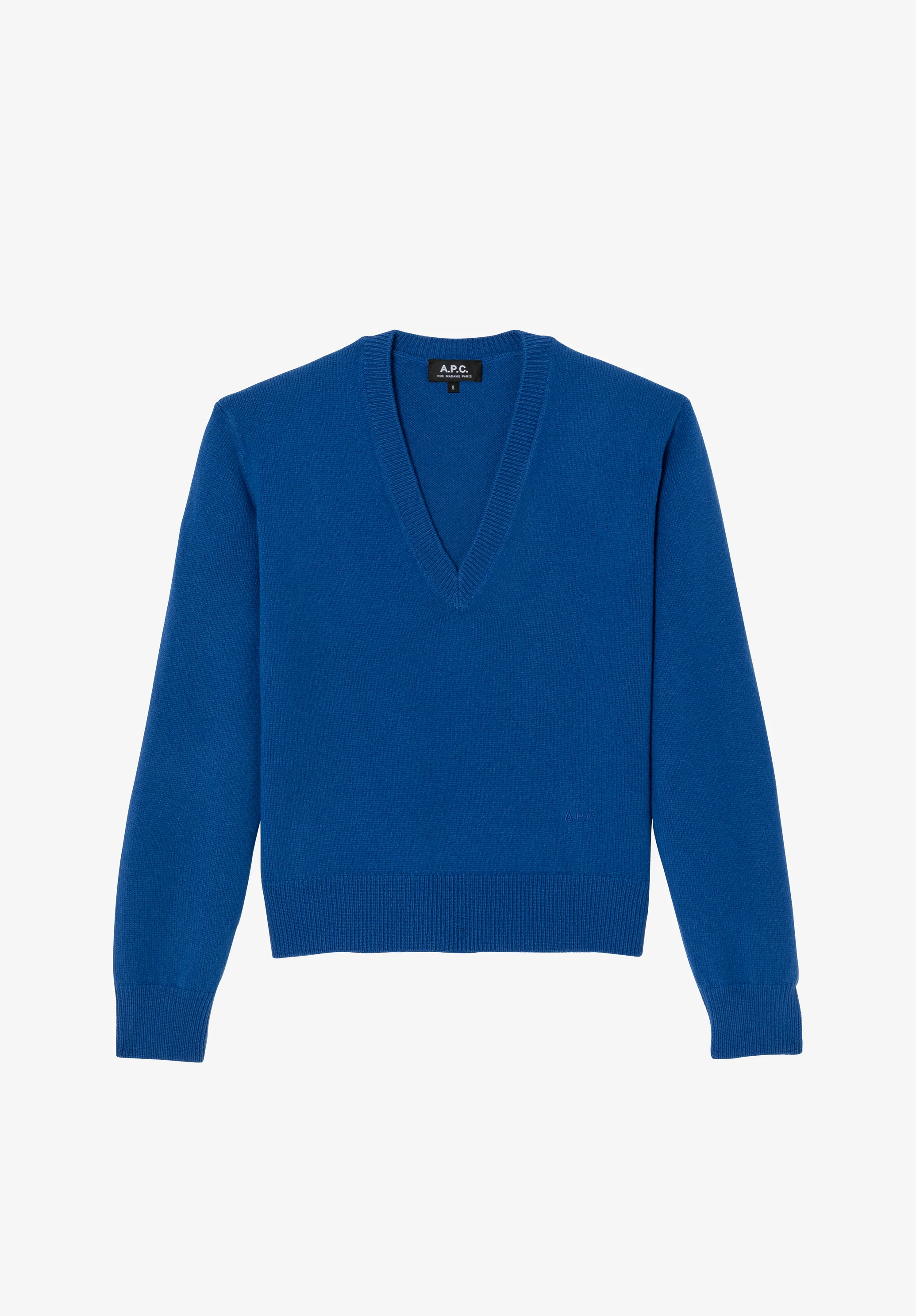 Short V-neck jumper