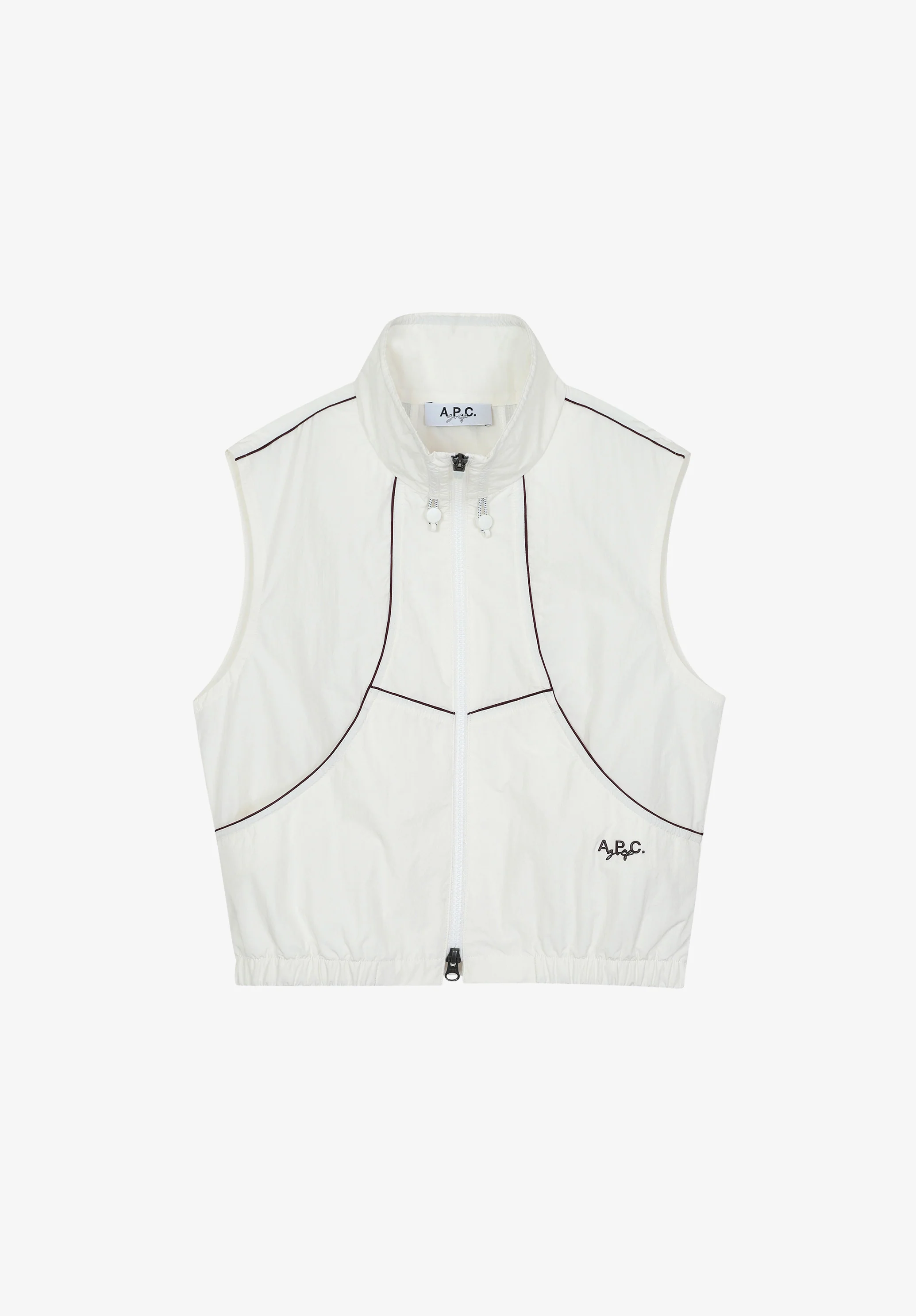 Sleeveless windbreaker