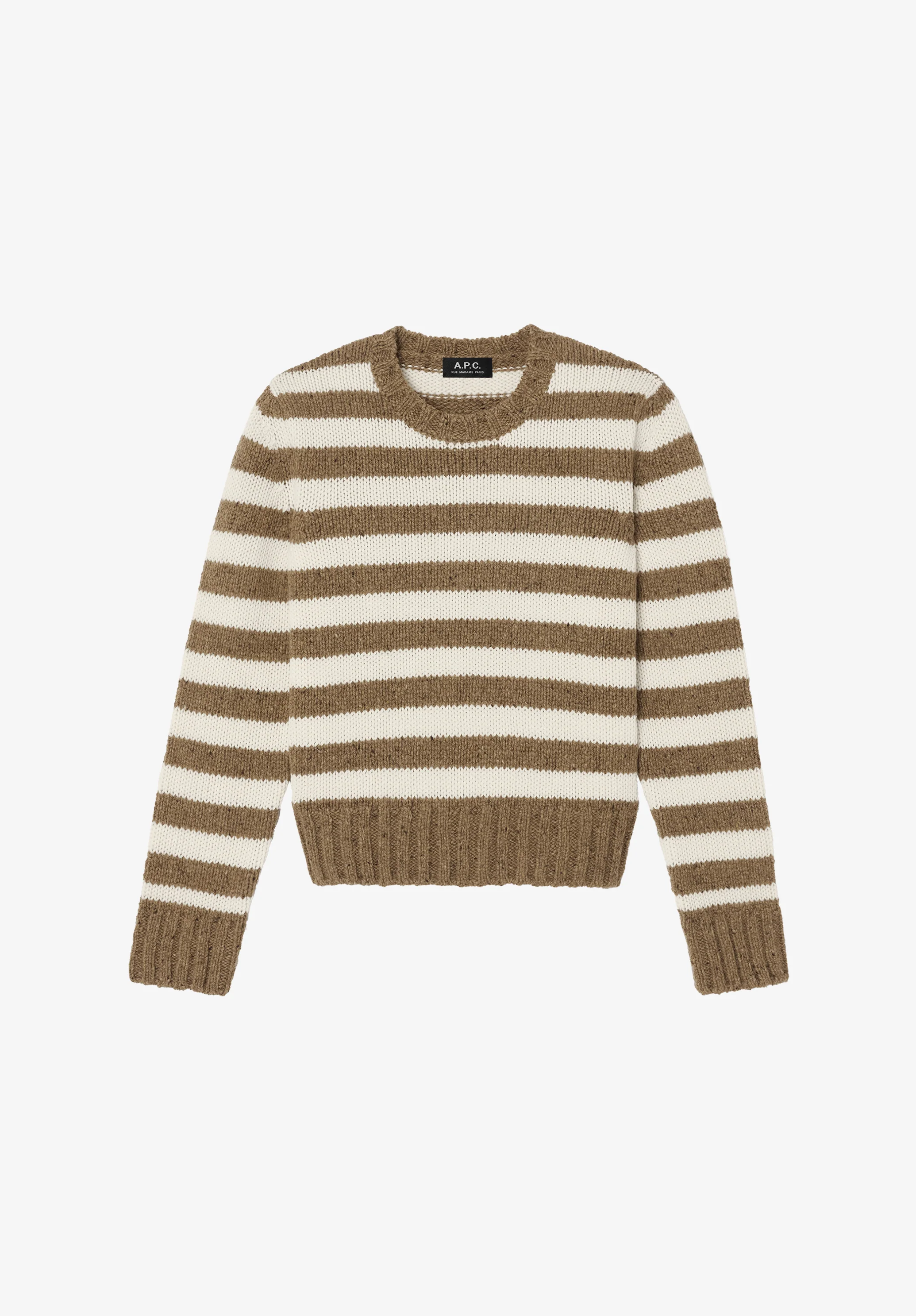 Speckled striped jumper