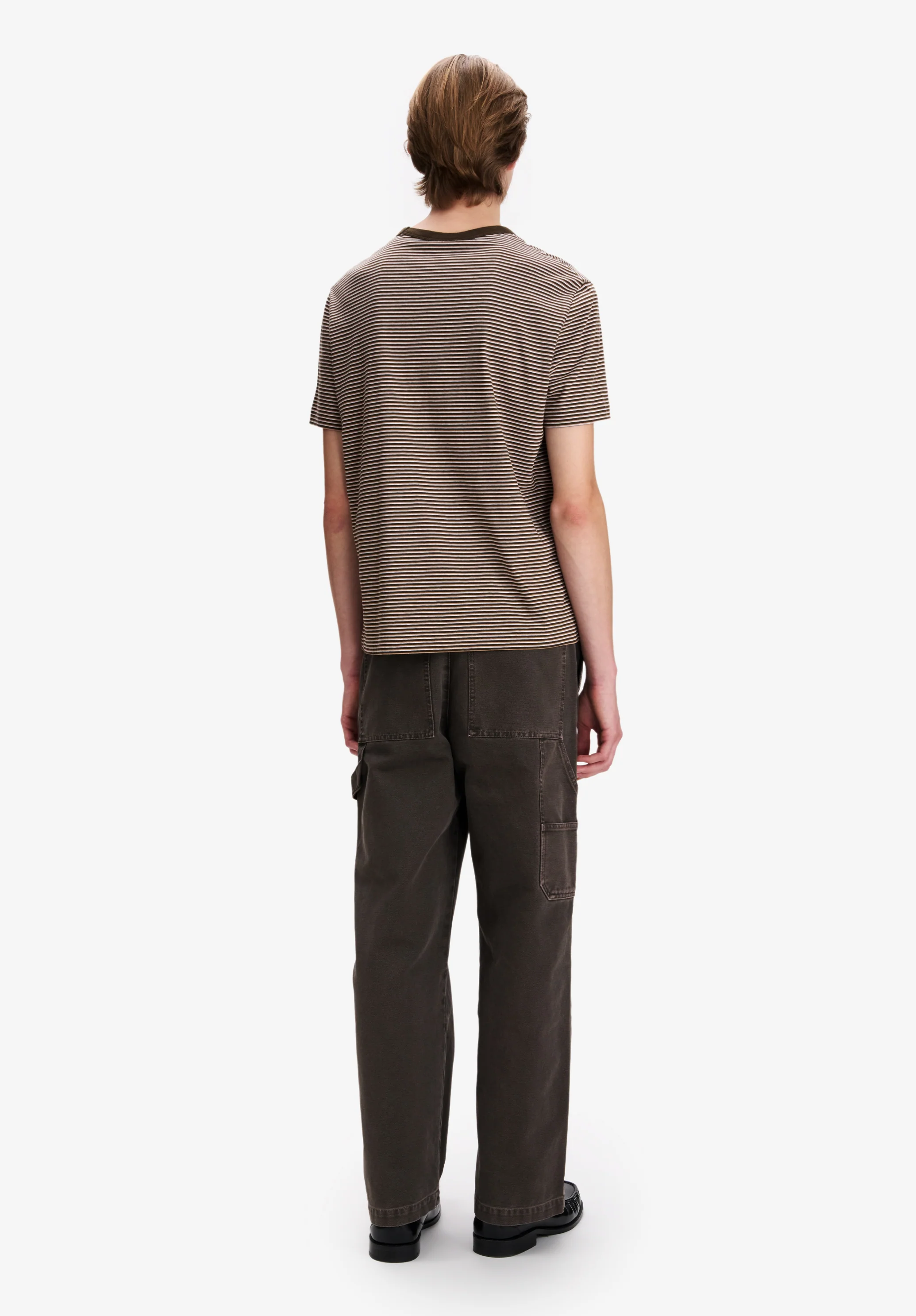 Striped brown t-shirt - Image 3